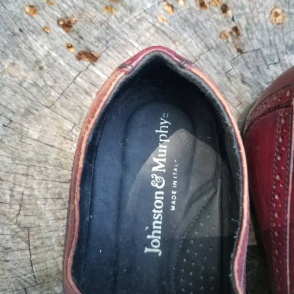 Sz 8 Vintage Johnston And Murphy Wingtip Oxford
